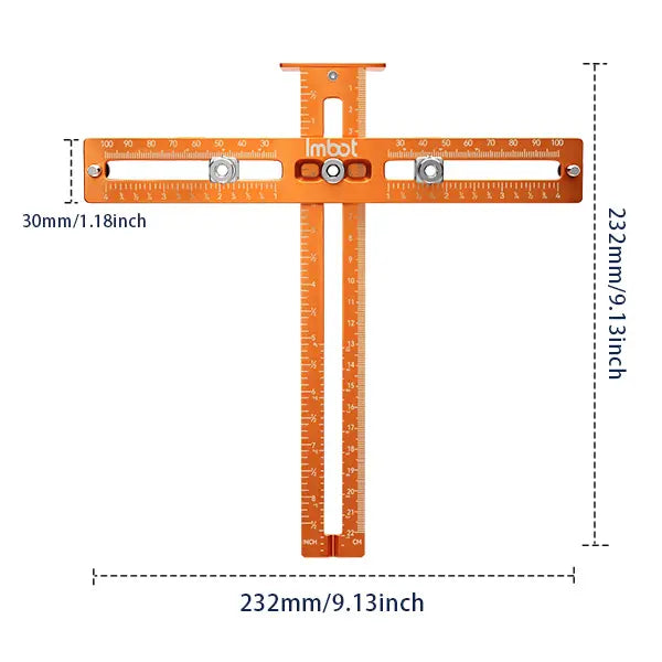 Mroace Universal Cabinet Handle Drill Guide with Aluminum Alignment Jig