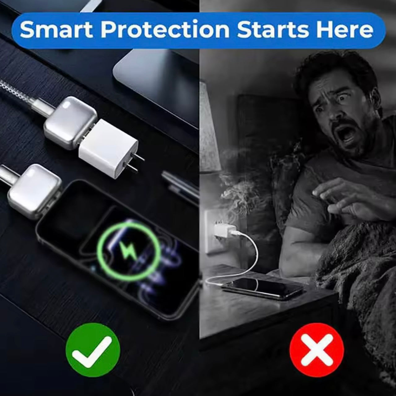 Mroace Smart Auto Stop Charging Adapter