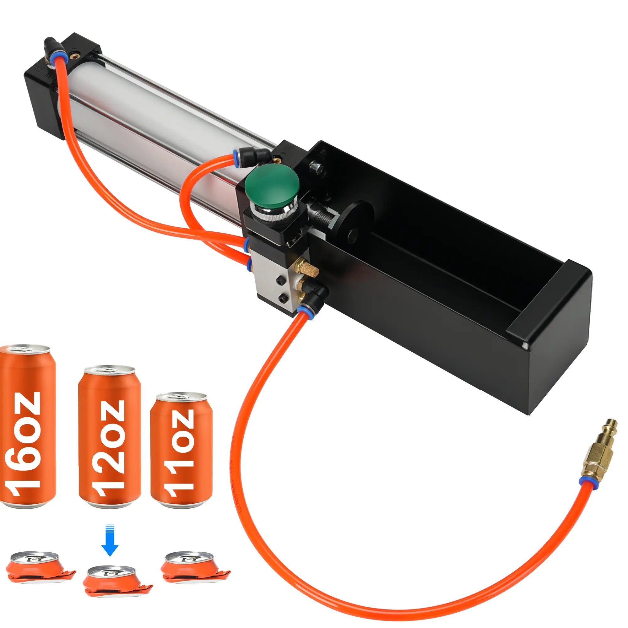Mroace Heavy Duty Pneumatic Can Crusher