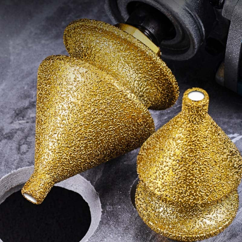 Mroace Brazed Diamond Chamfering Bit - Gold