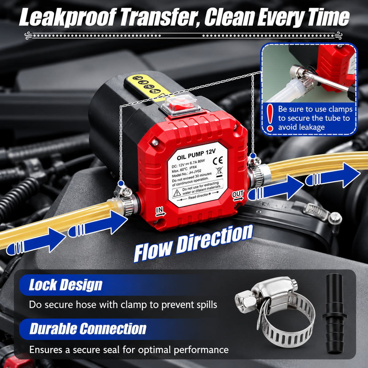 Mroace Electric Oil Extractor And Transfer Pump