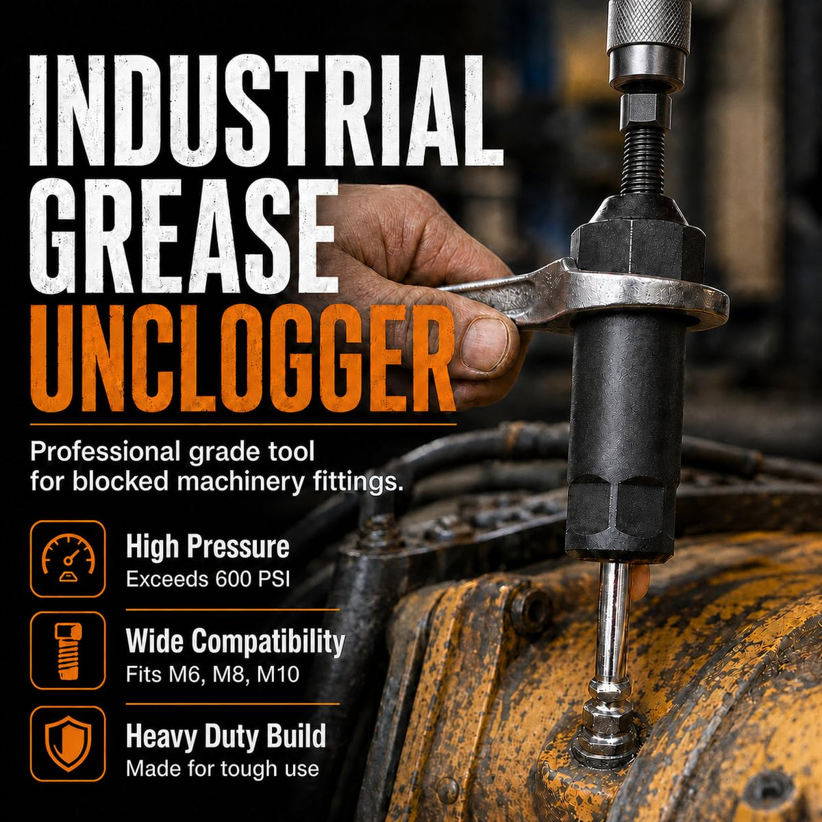 Mroace Heavy Duty Grease Fitting Cleaning Tool