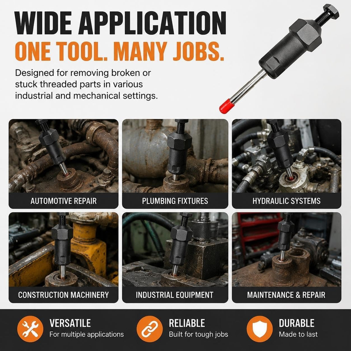 Mroace Heavy Duty Grease Fitting Cleaning Tool