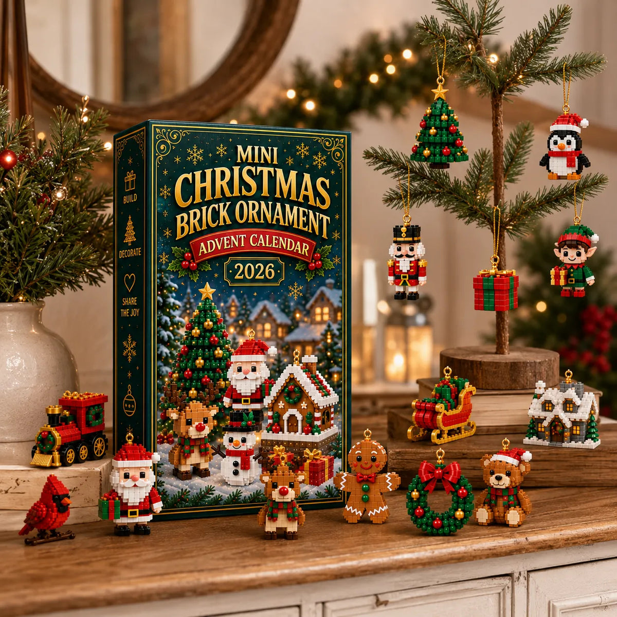 Mroace Buildable Christmas Ornament Advent Calendar🎄