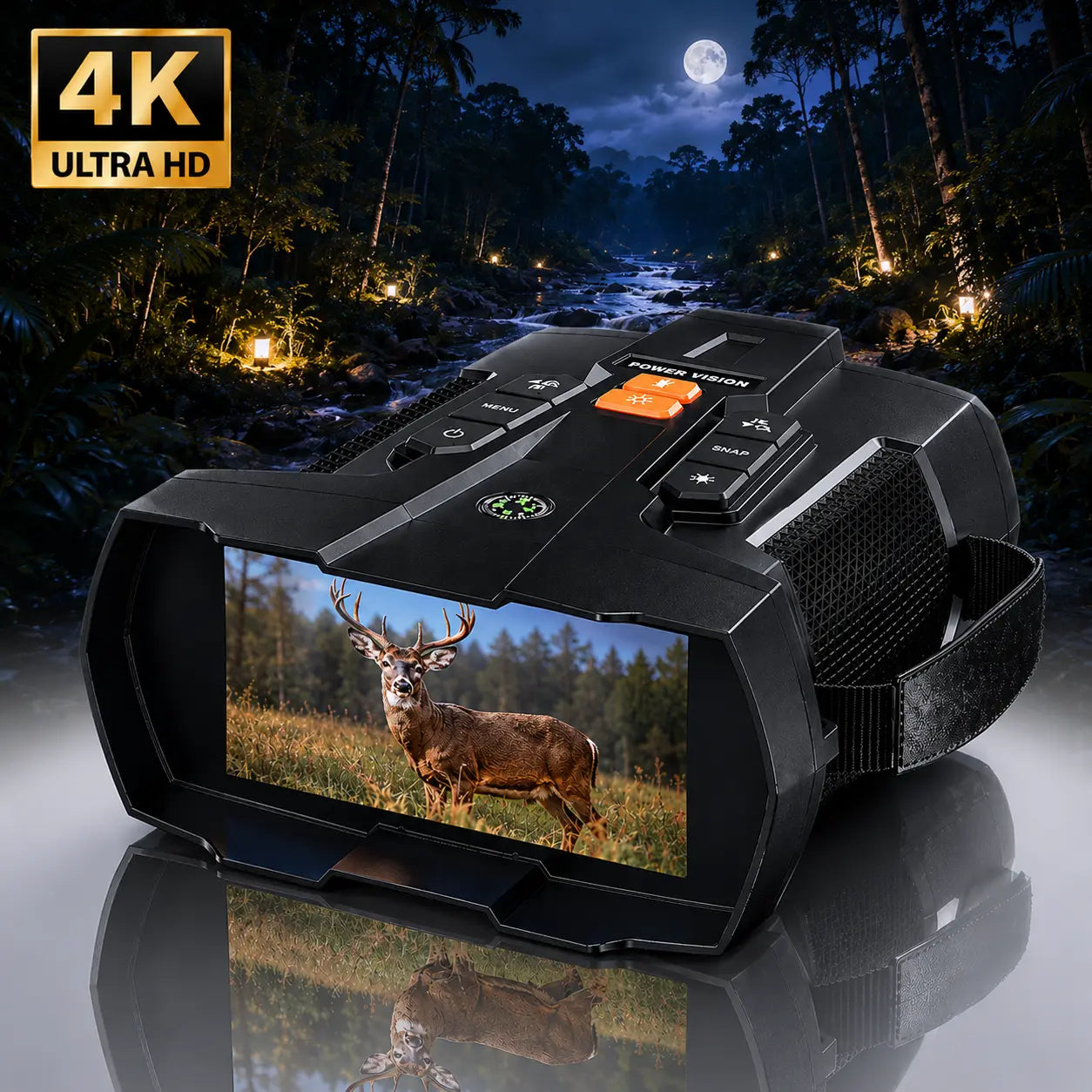 Mroace 4K Infrared Night Vision Goggles Binoculars