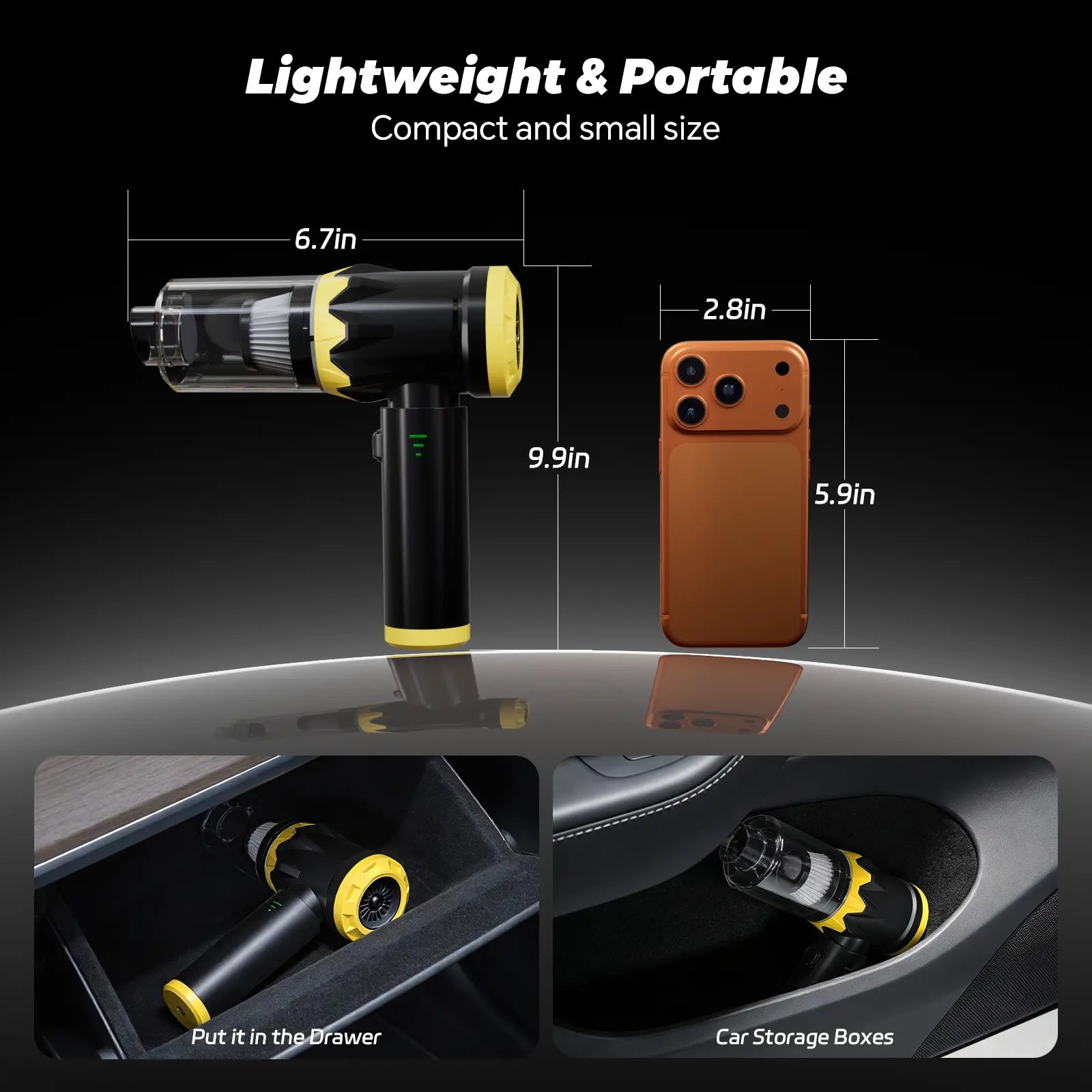 Mroace Portable Cordless Mini Vacuum Cleaner