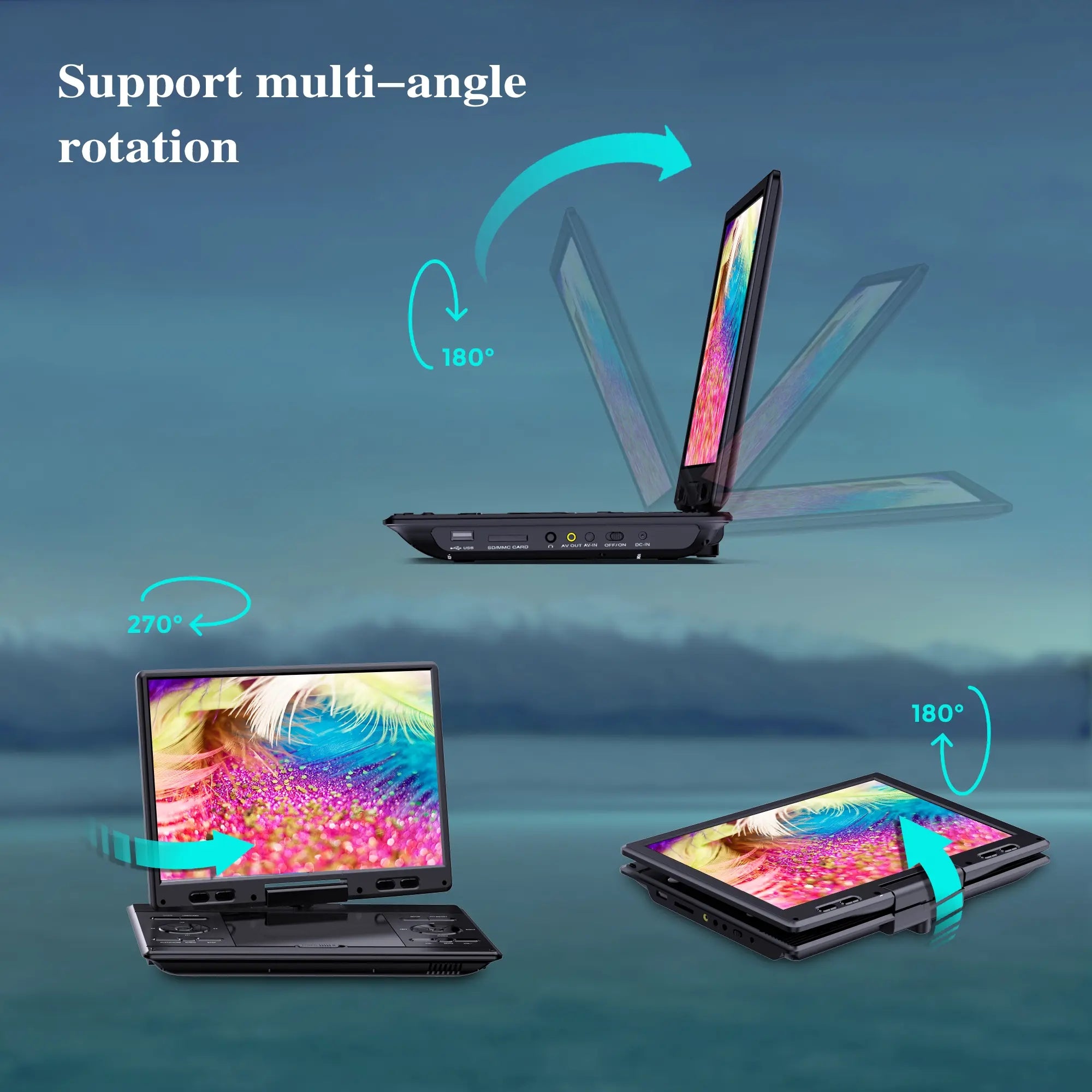 Mroace Portable Rechargeable CD DVD Player