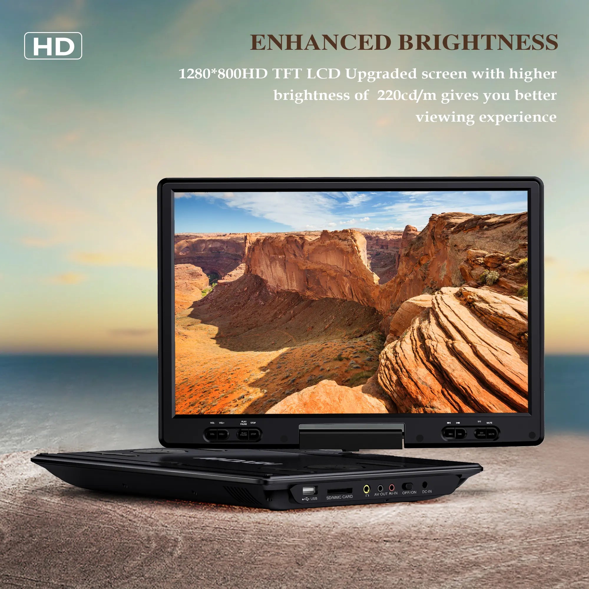 Mroace Portable Rechargeable CD DVD Player