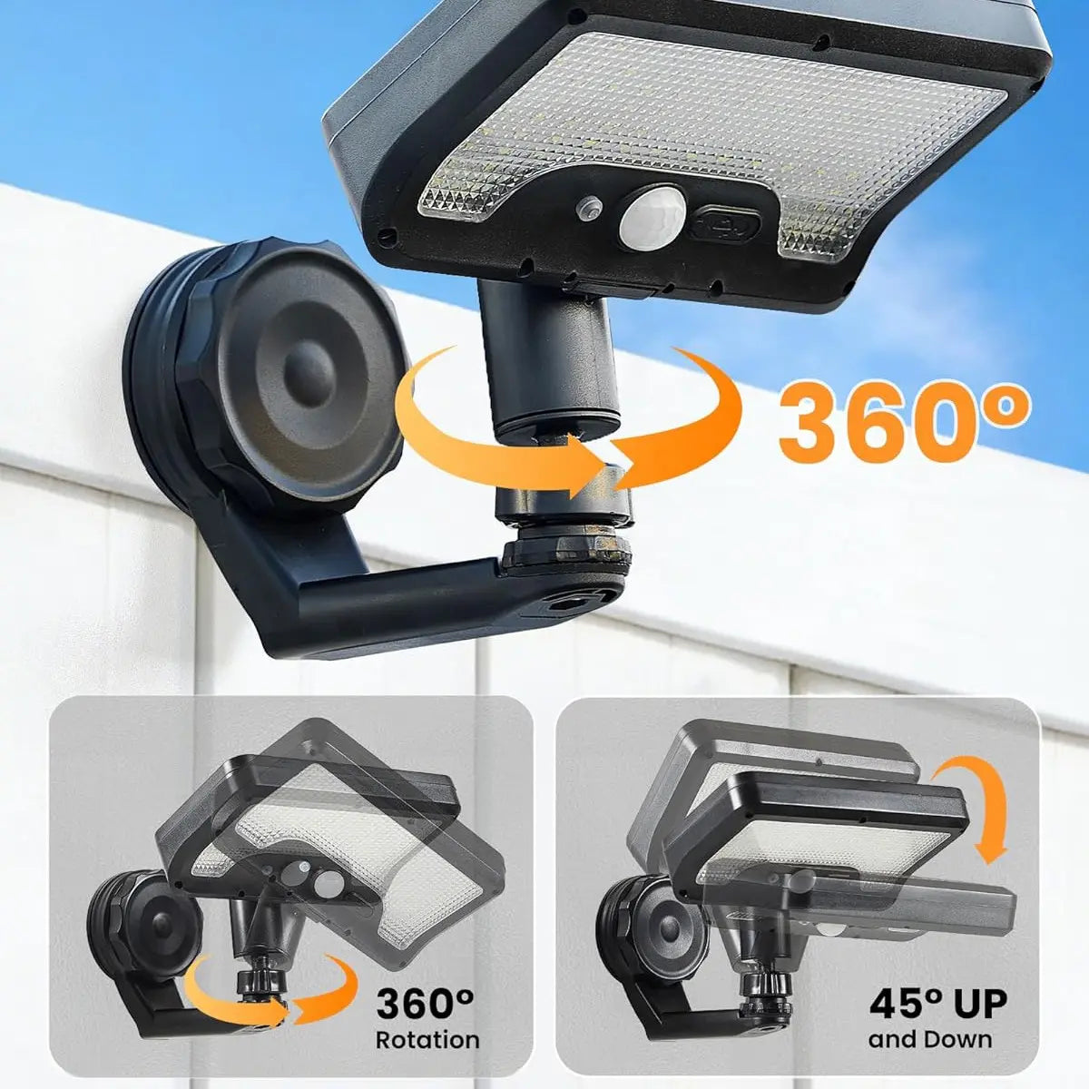 Mroace Magnetic Solar Lights Outdoor