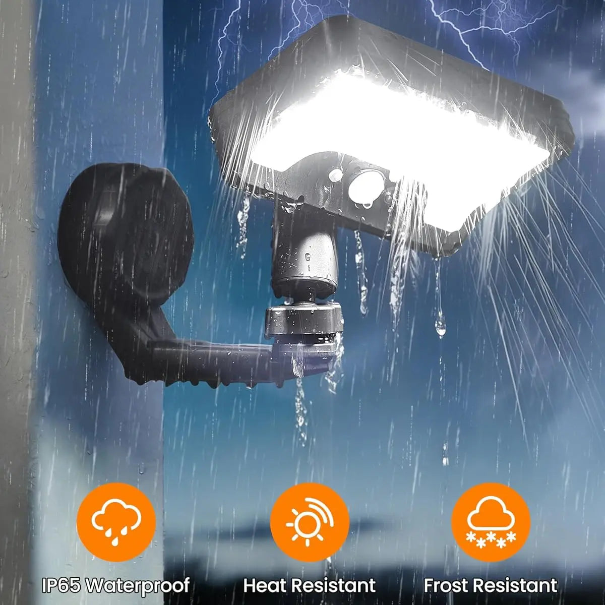 Mroace Magnetic Solar Lights Outdoor