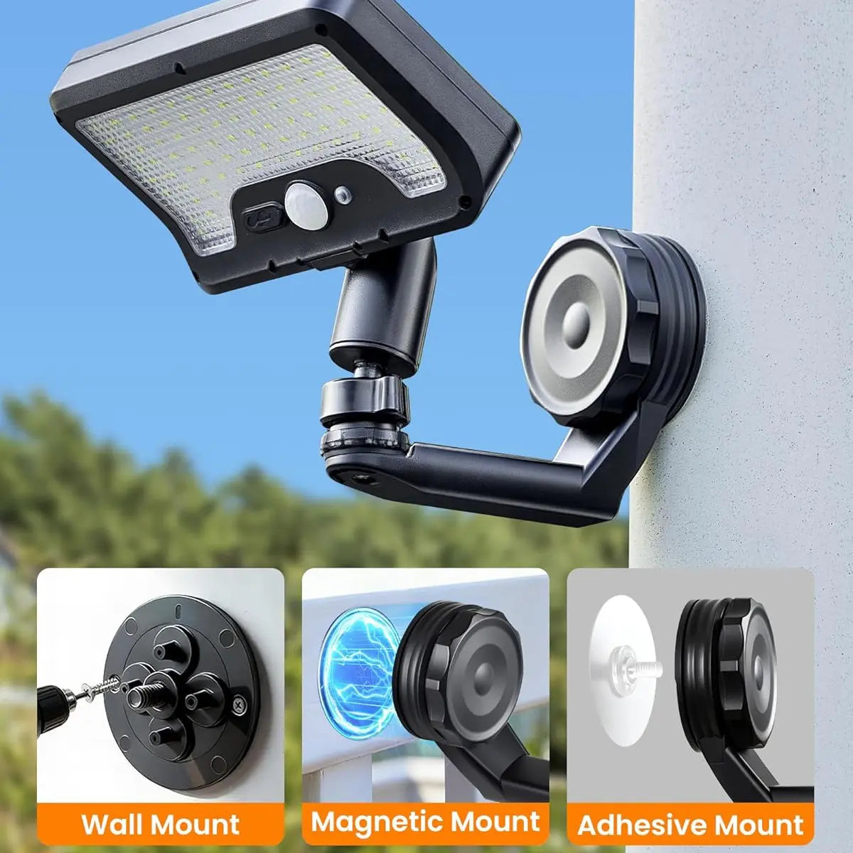 Mroace Magnetic Solar Lights Outdoor