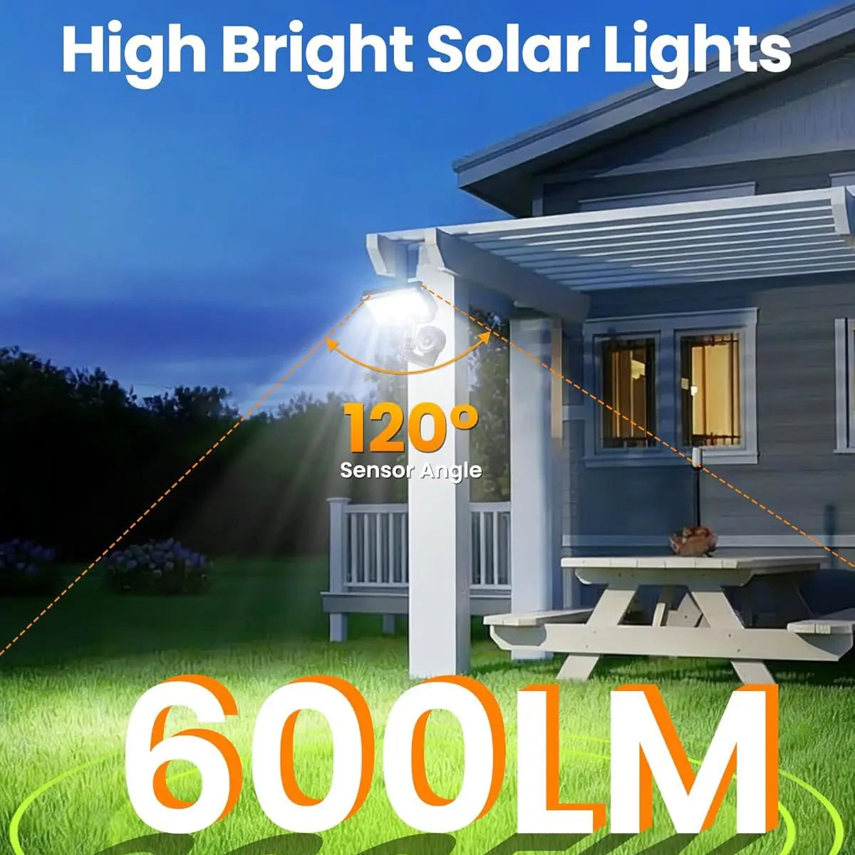 Mroace Magnetic Solar Lights Outdoor