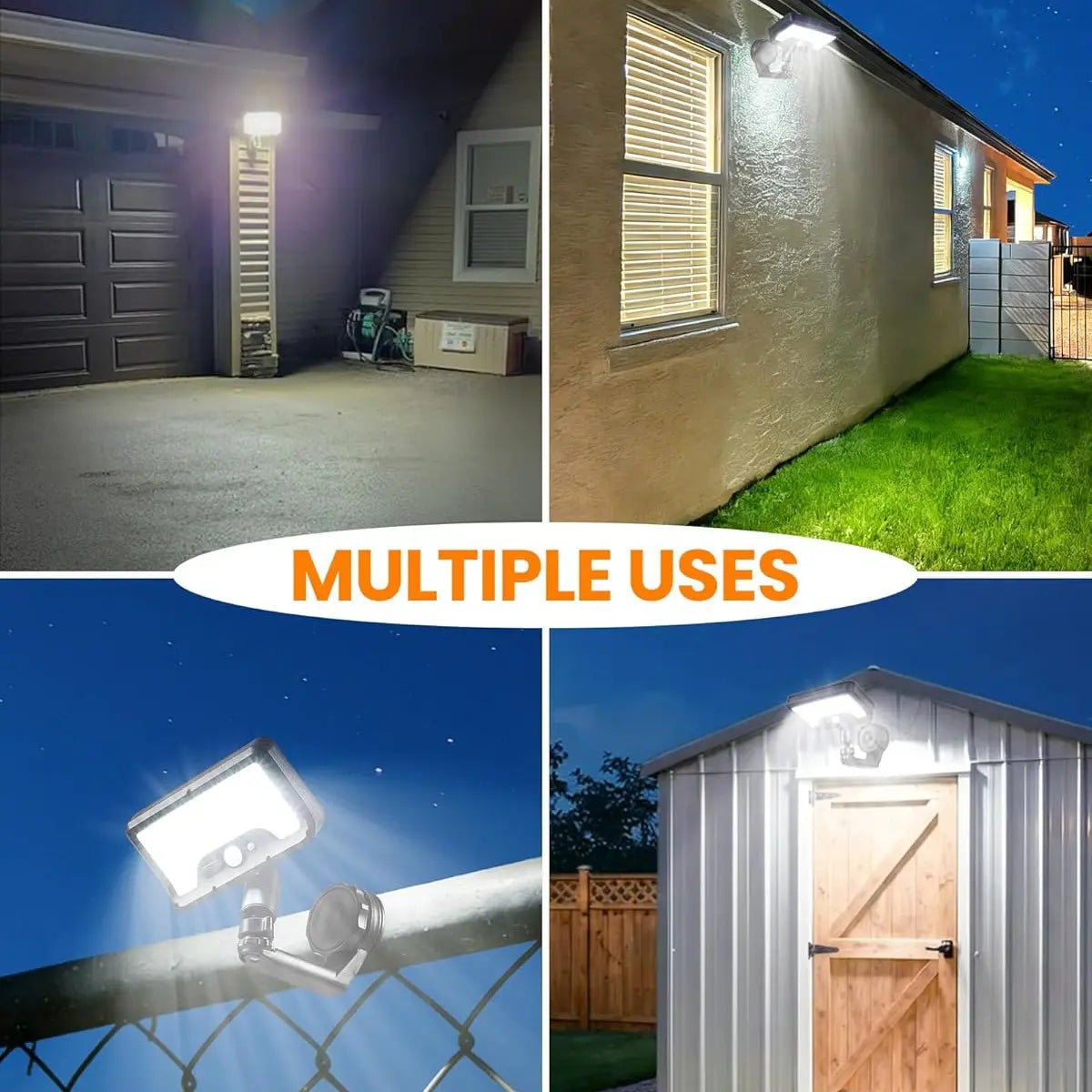 Mroace Magnetic Solar Lights Outdoor