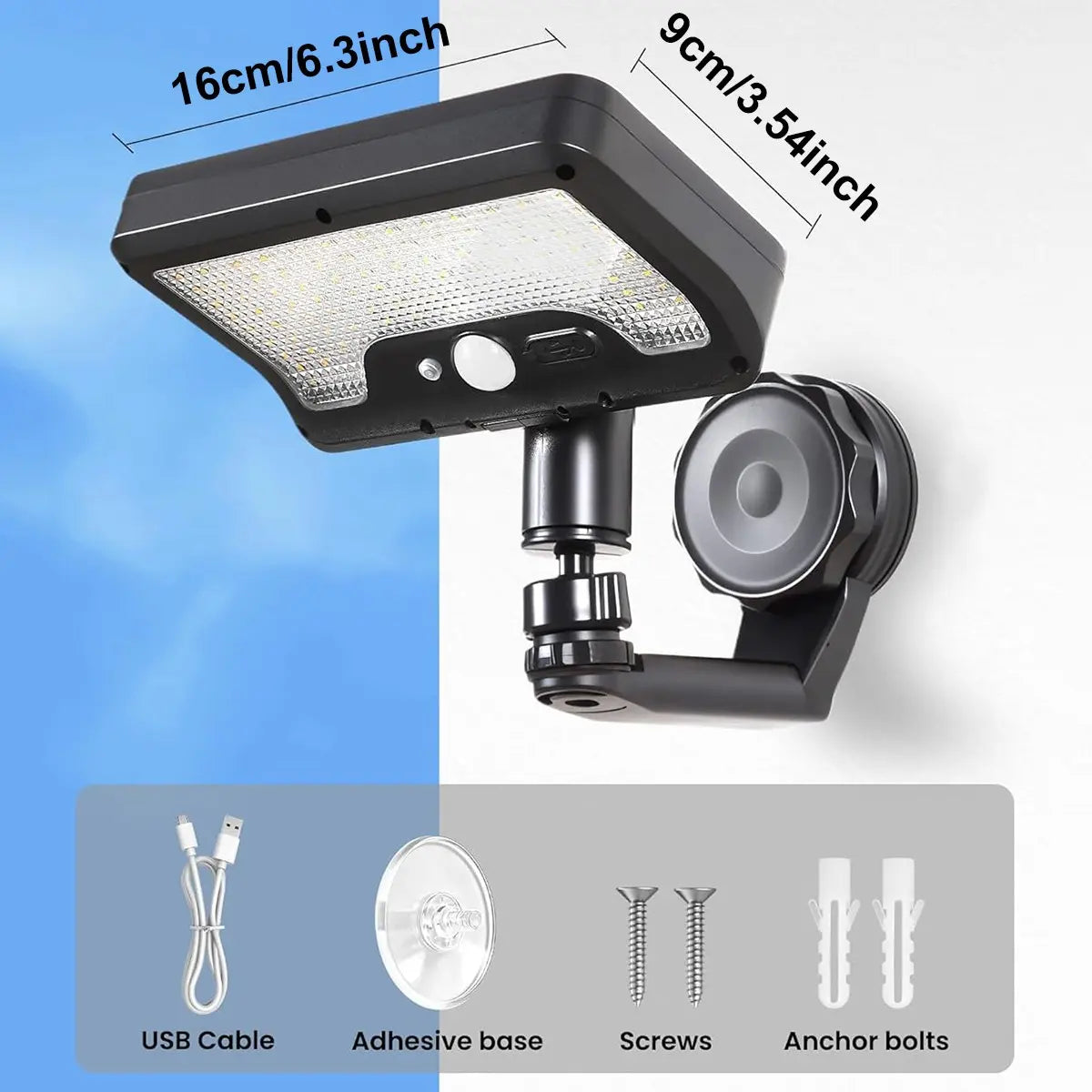 Mroace Magnetic Solar Lights Outdoor