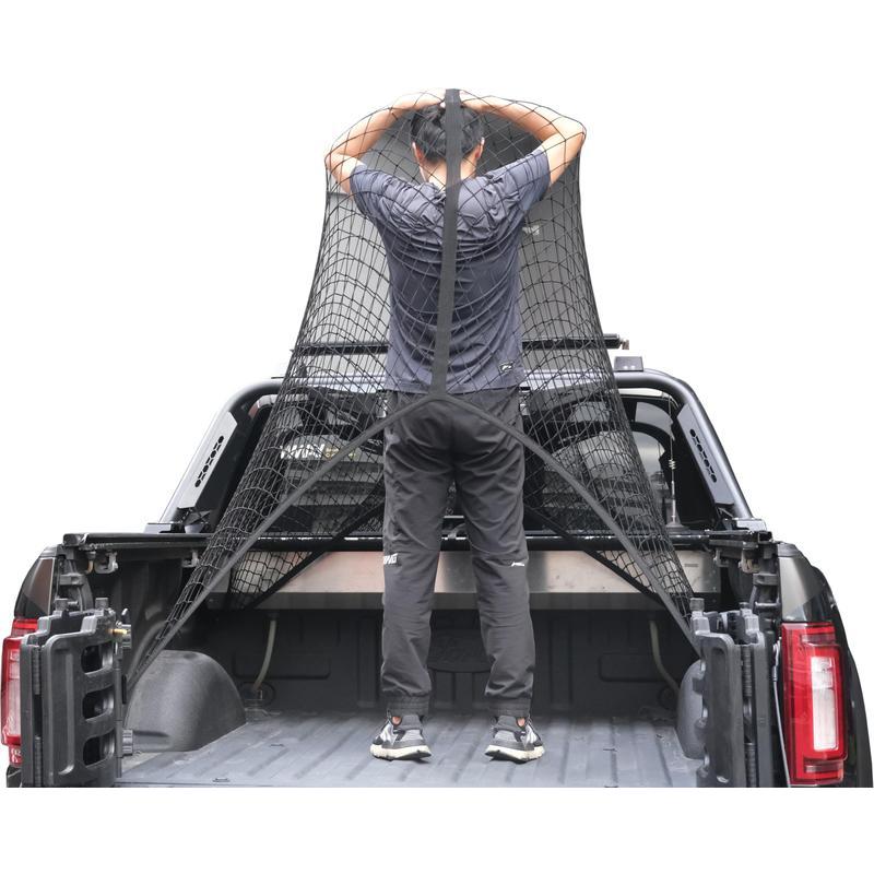 Mroace Highly-Elastic Multi-Vehicle Truck Bed Cargo Net