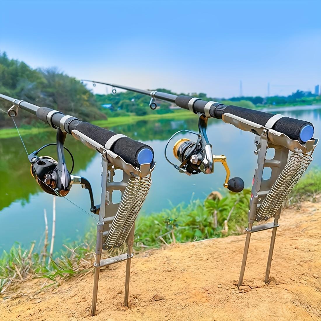 Mroace High-Sensitivity Dual-Spring Automatic Deploy Fishing Rod Holder
