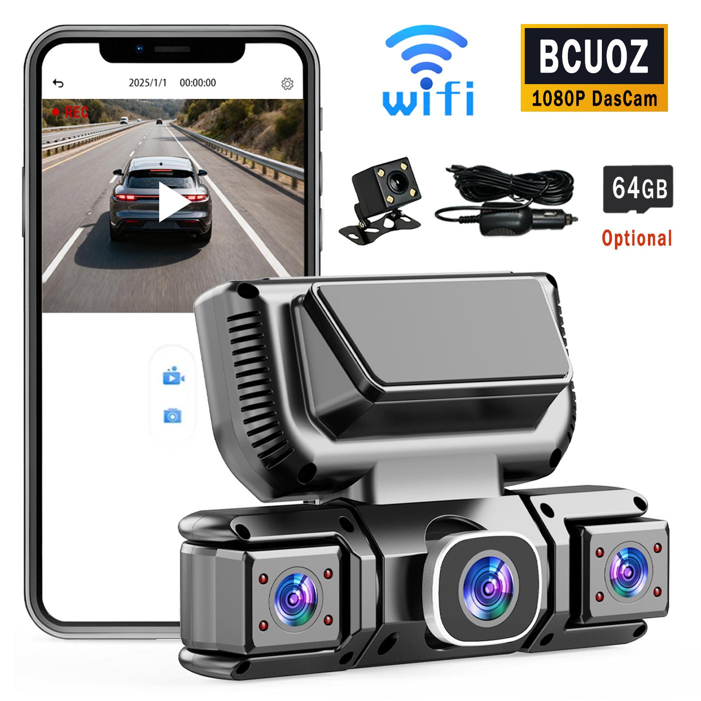 Mroace 4-Channel 360-Degree View Dash Cam