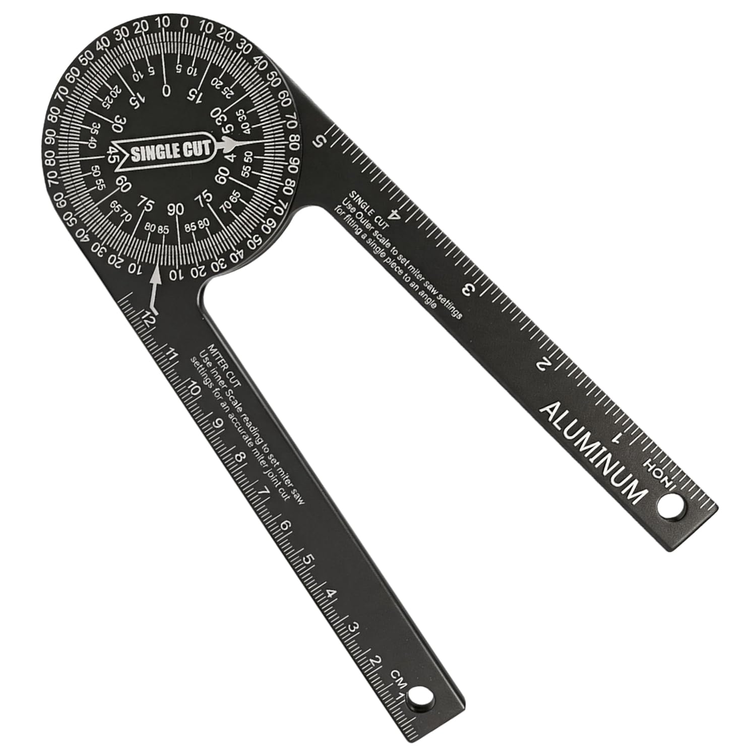 Mroace Aluminum 7-Inch Miter Saw Protractor