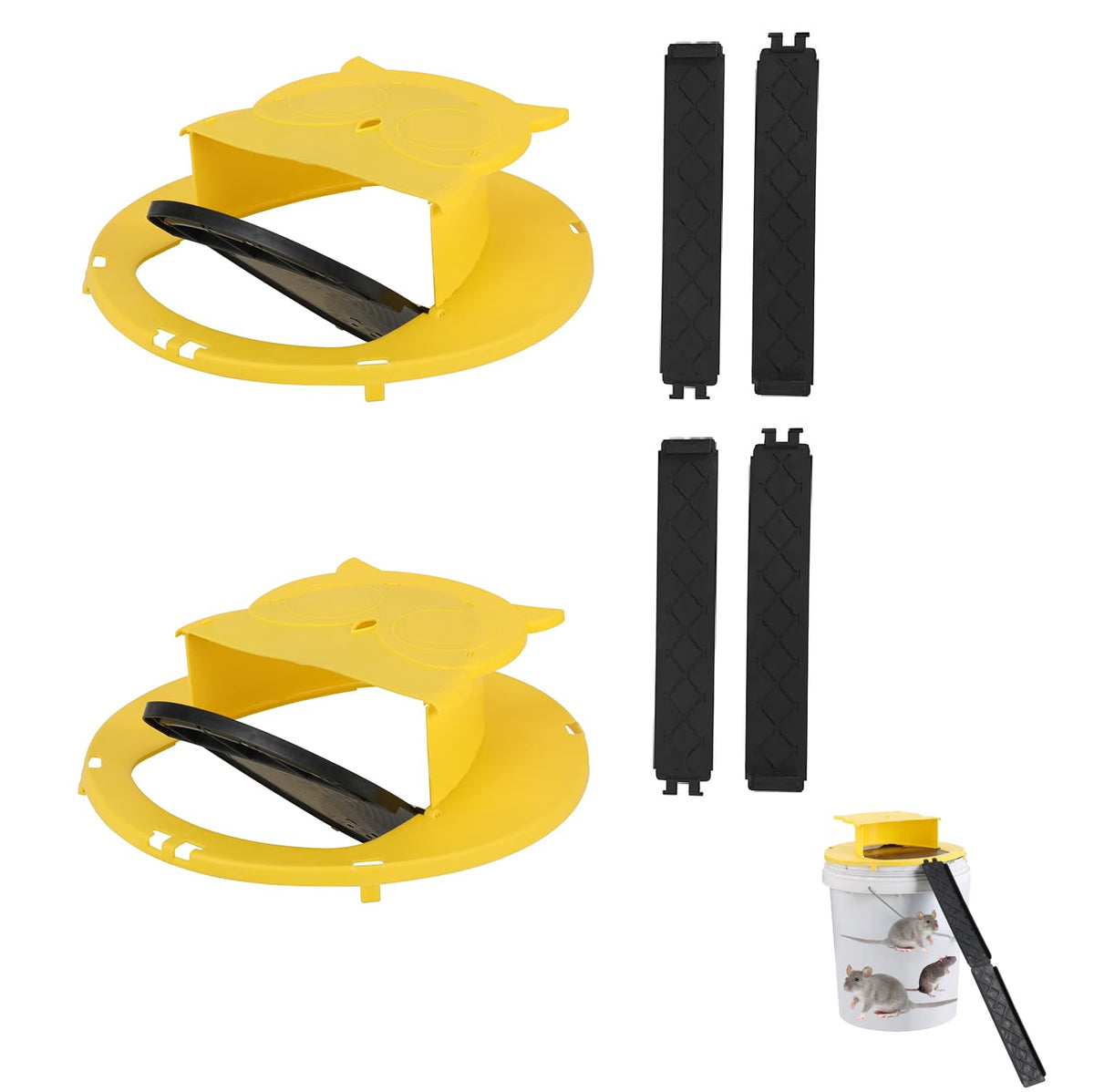 Mroace Auto Reset Bucket Mouse Trap