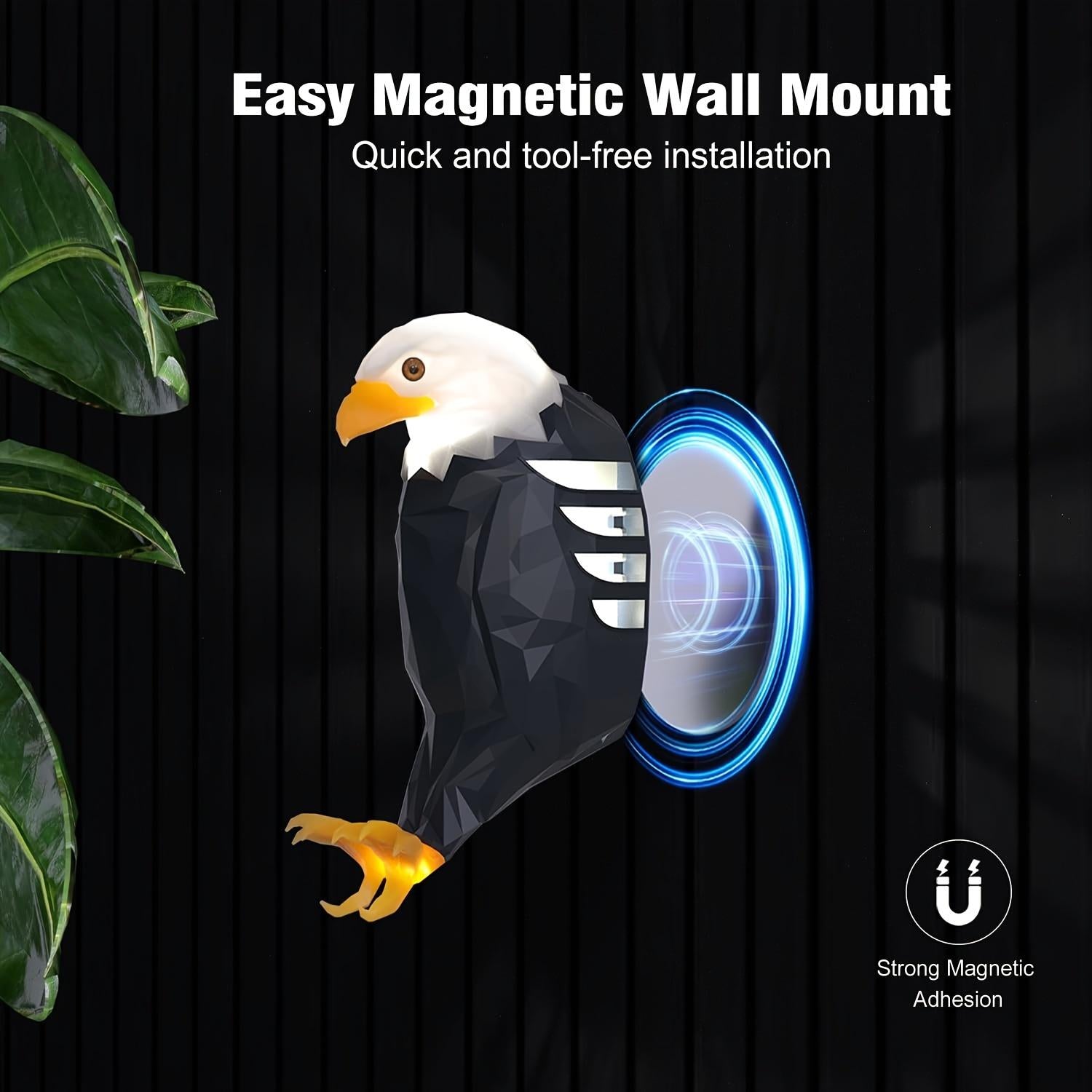 Mroace Bald Eagle Wall Lamp Night Light