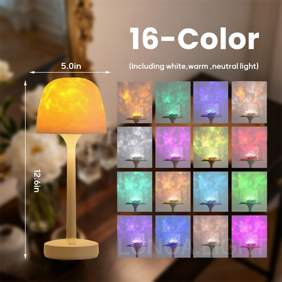 Mroace Remote Control Water Ripple Ambient Lamp