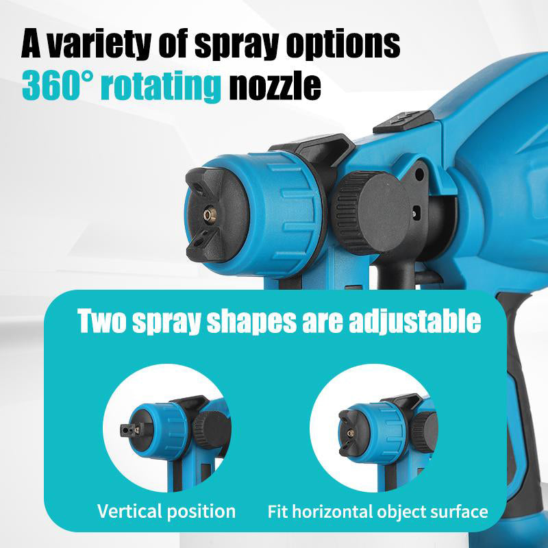 Mroace 21V Cordless HVLP Electric Paint Sprayer Kit