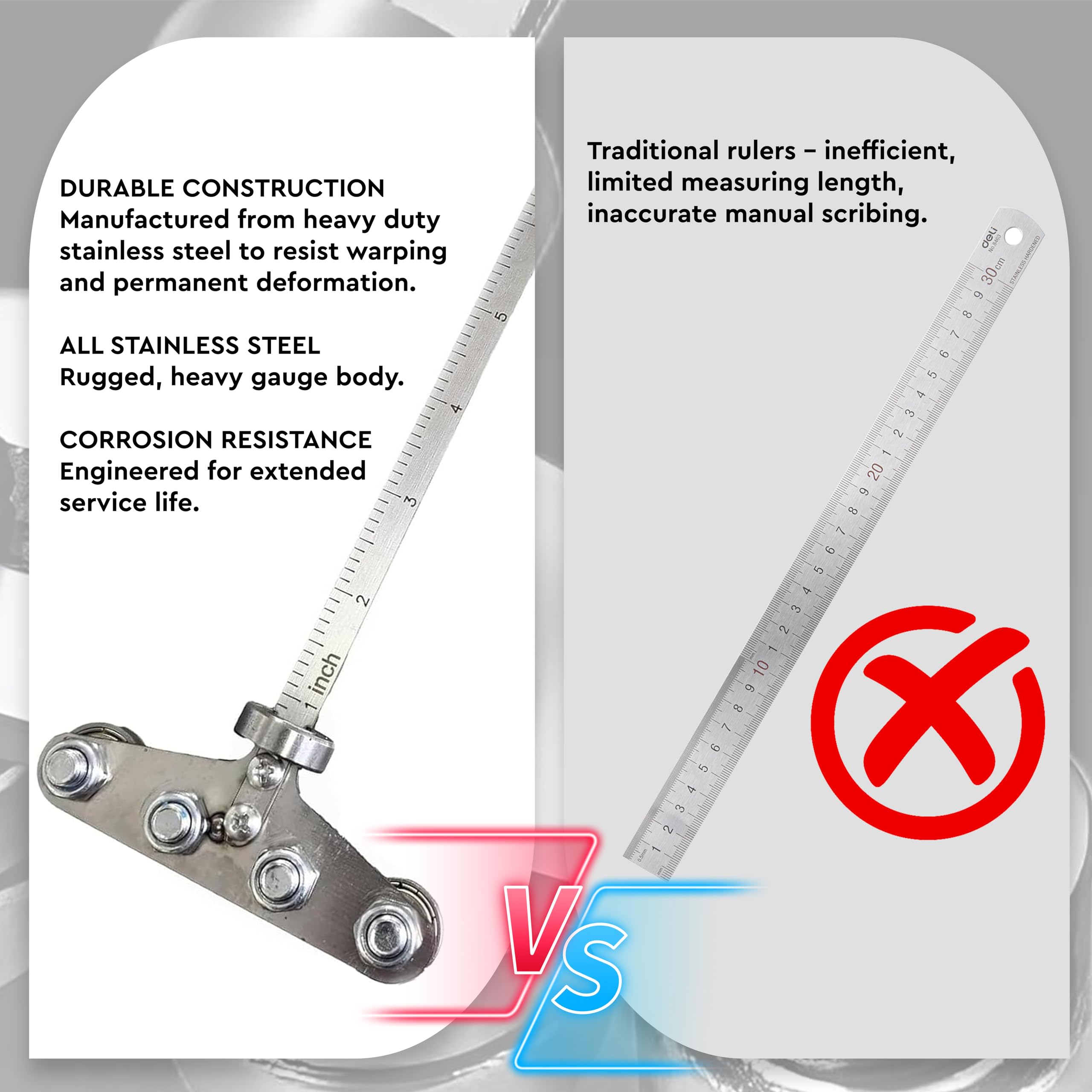 Mroace Adjustable Circular Saw Guide Rail