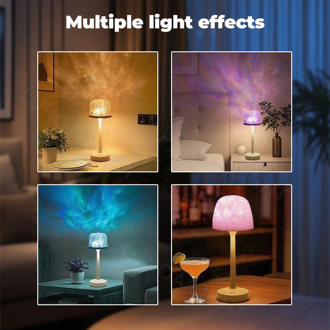 Mroace Remote Control Water Ripple Ambient Lamp
