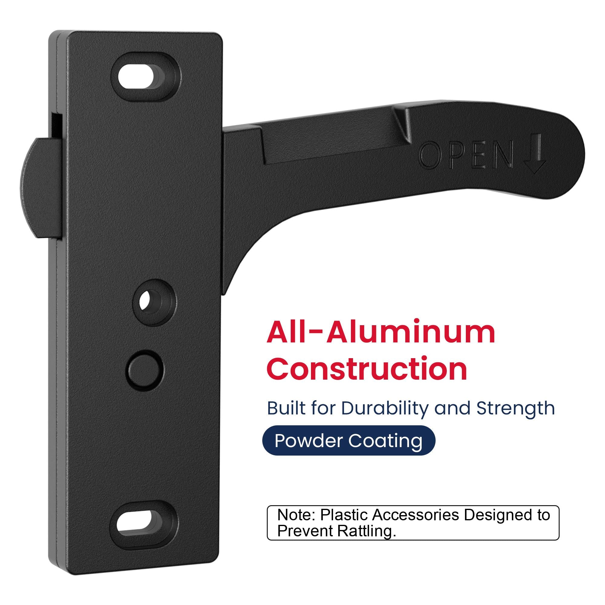 Mroace Heavy-Duty Aluminum RV Screen Door Latch Kit
