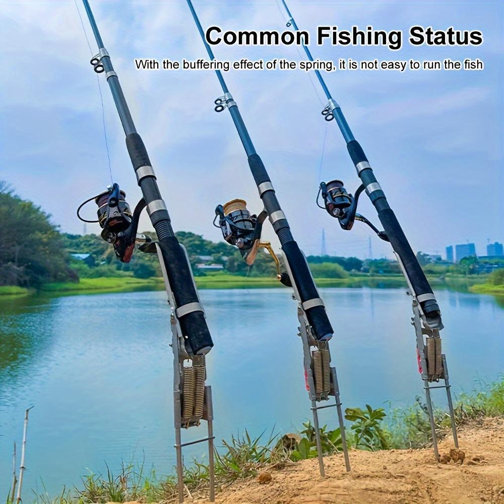 Mroace High-Sensitivity Dual-Spring Automatic Deploy Fishing Rod Holder