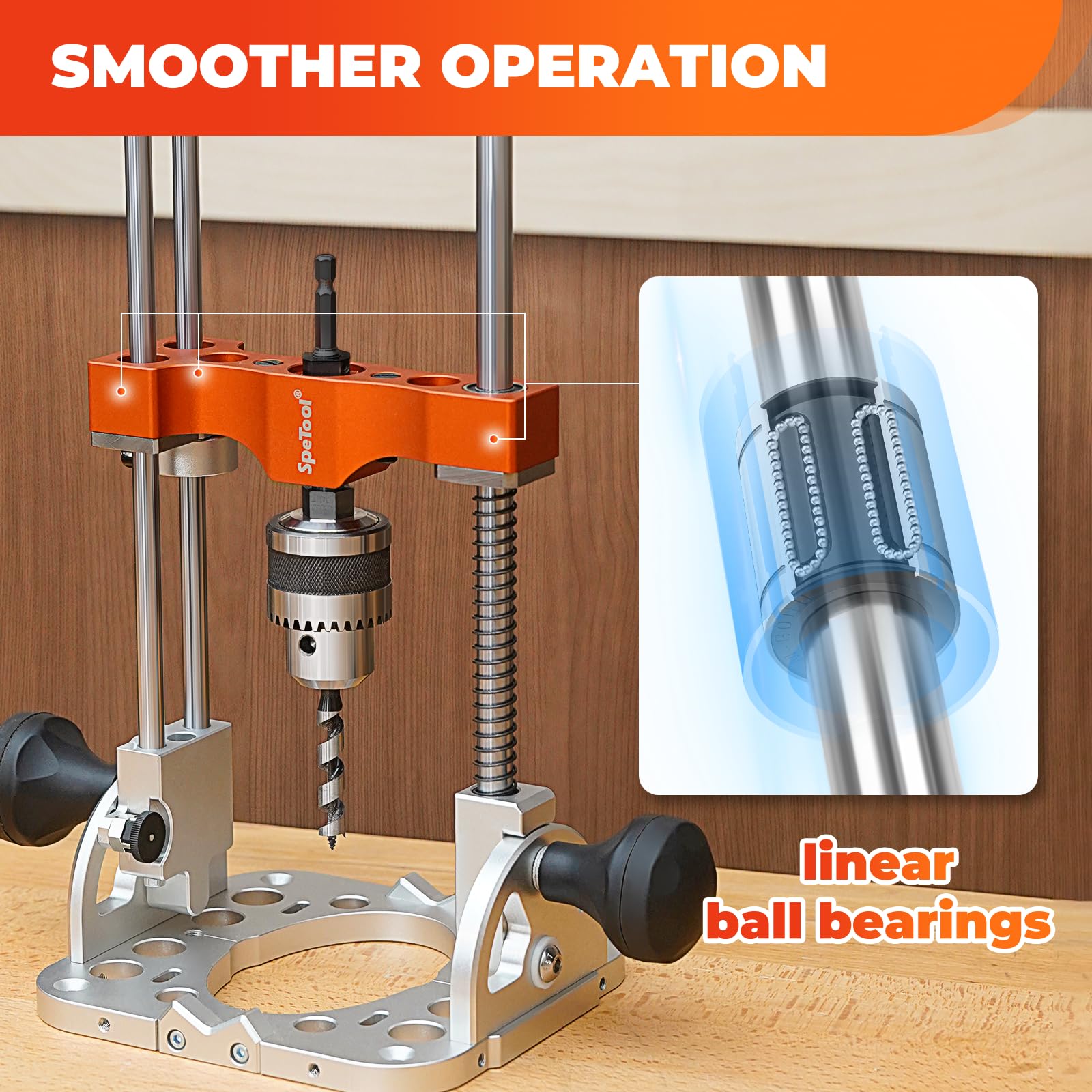 Mroace Adjustable Multi Angle Portable Drill Guide