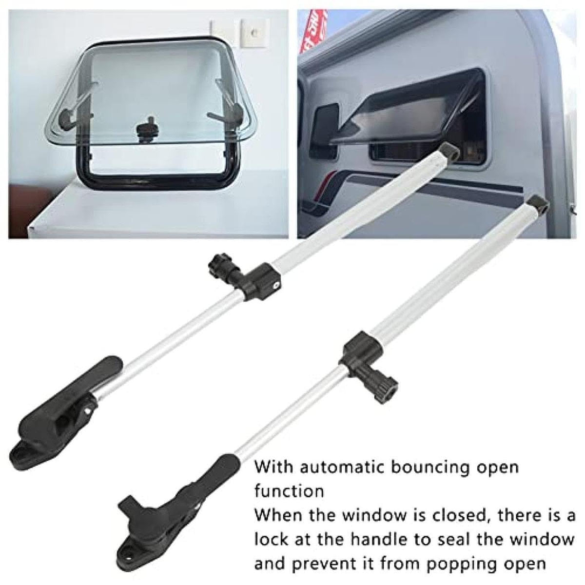 Mroace Adjustable RV Window Support Rods