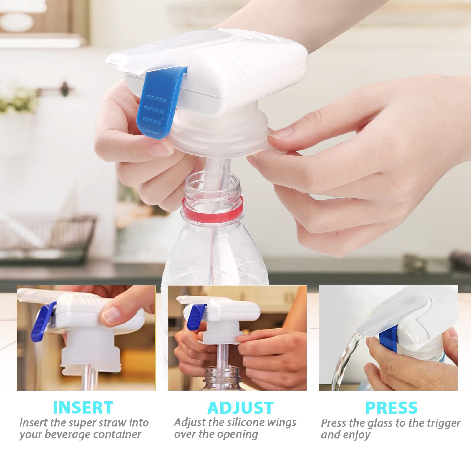 Mroace 2-Pack Automatic Spill-Proof Drink Dispenser