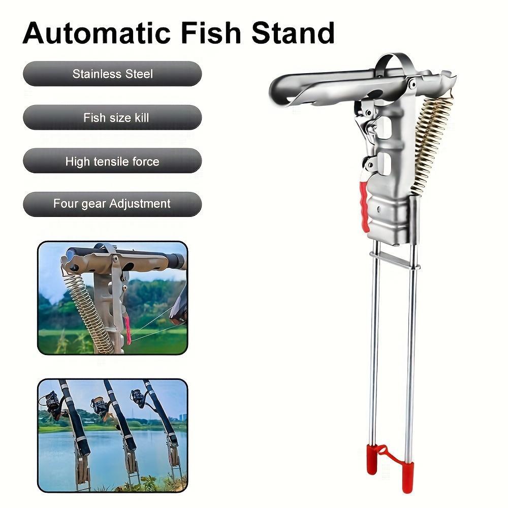 Mroace High-Sensitivity Dual-Spring Automatic Deploy Fishing Rod Holder