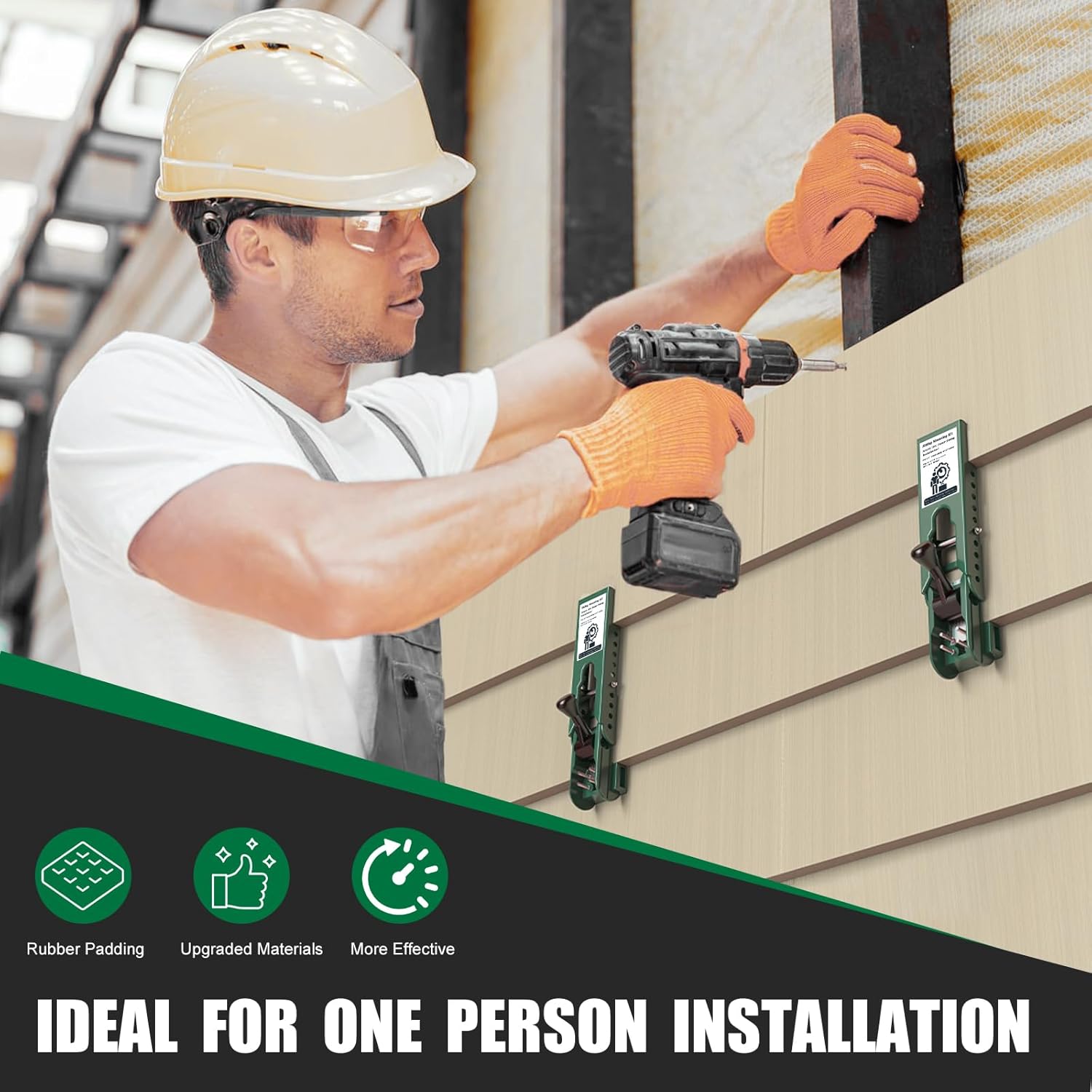 Mroace Fiber Cement Siding Mounting Kit