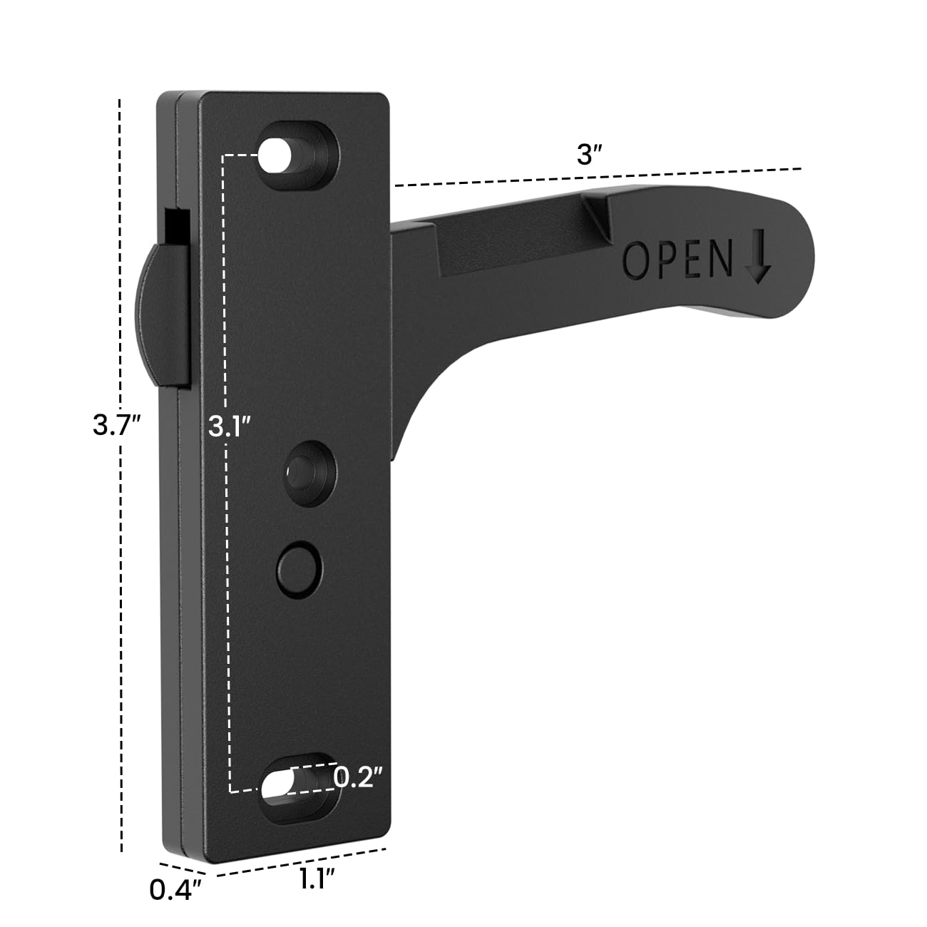 Mroace Heavy-Duty Aluminum RV Screen Door Latch Kit