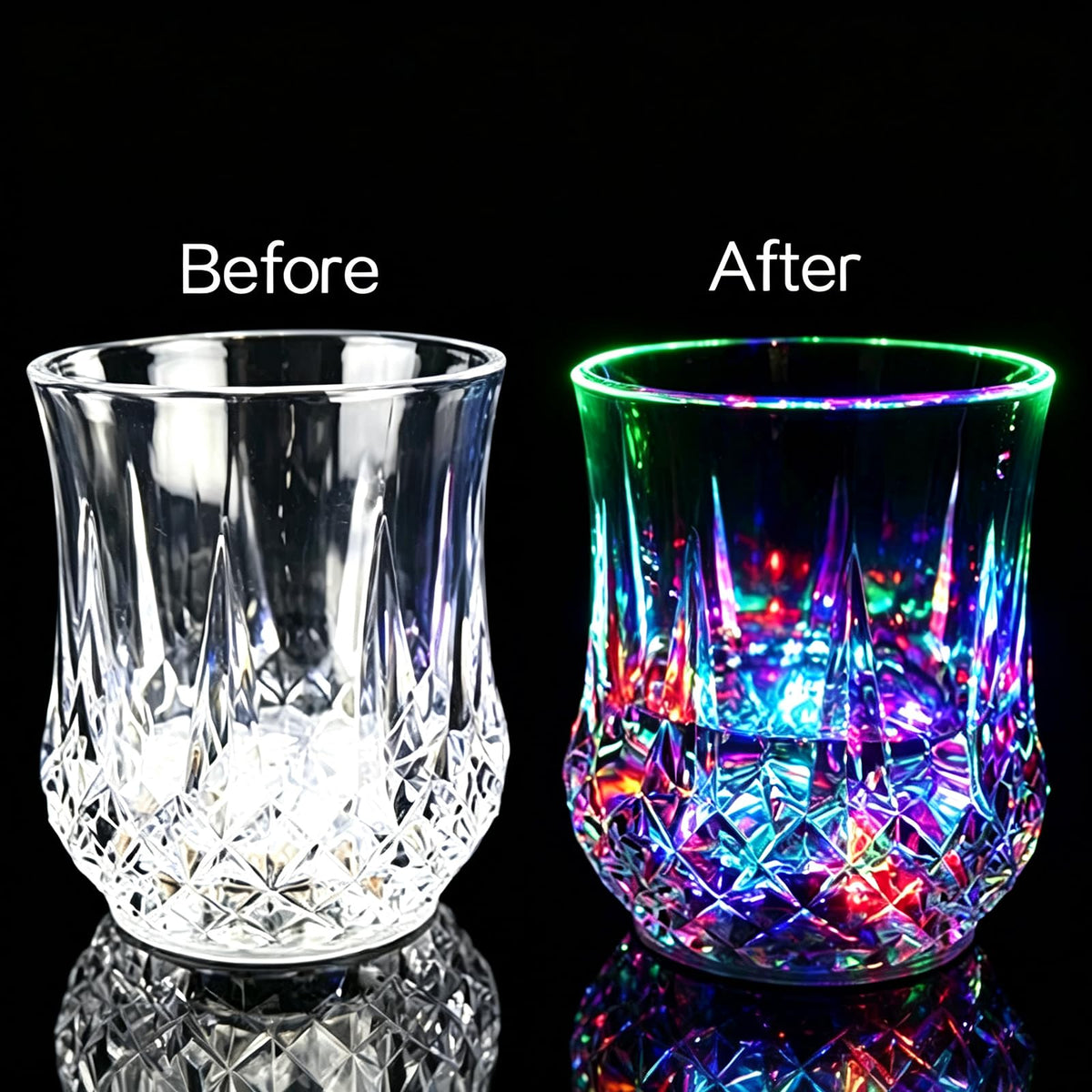 Mroace Liquid Activated LED Light Up Cups