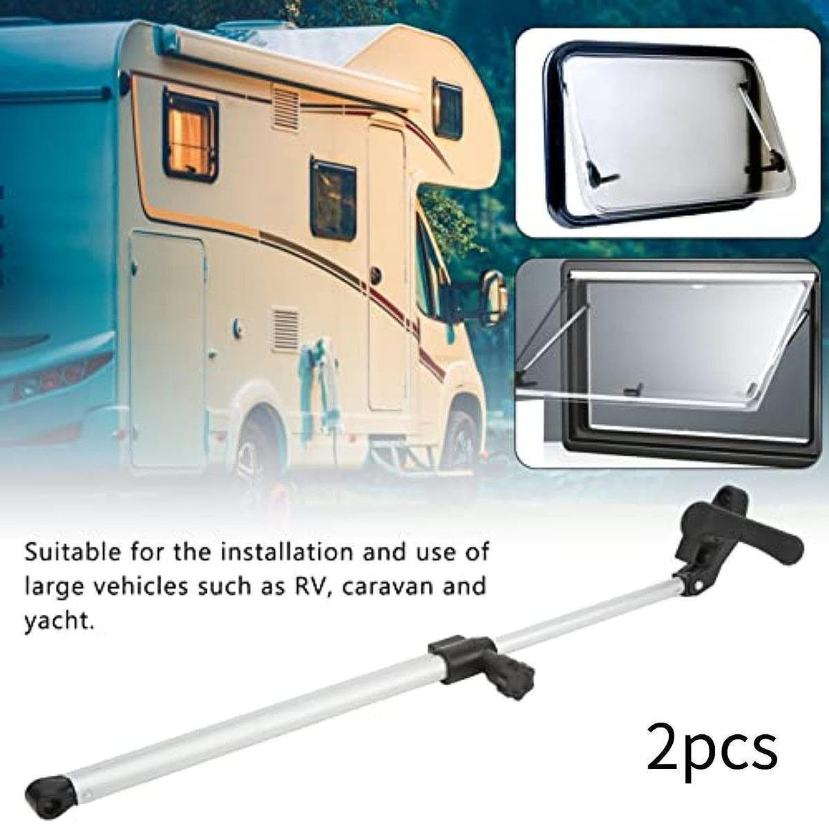 Mroace Adjustable RV Window Support Rods