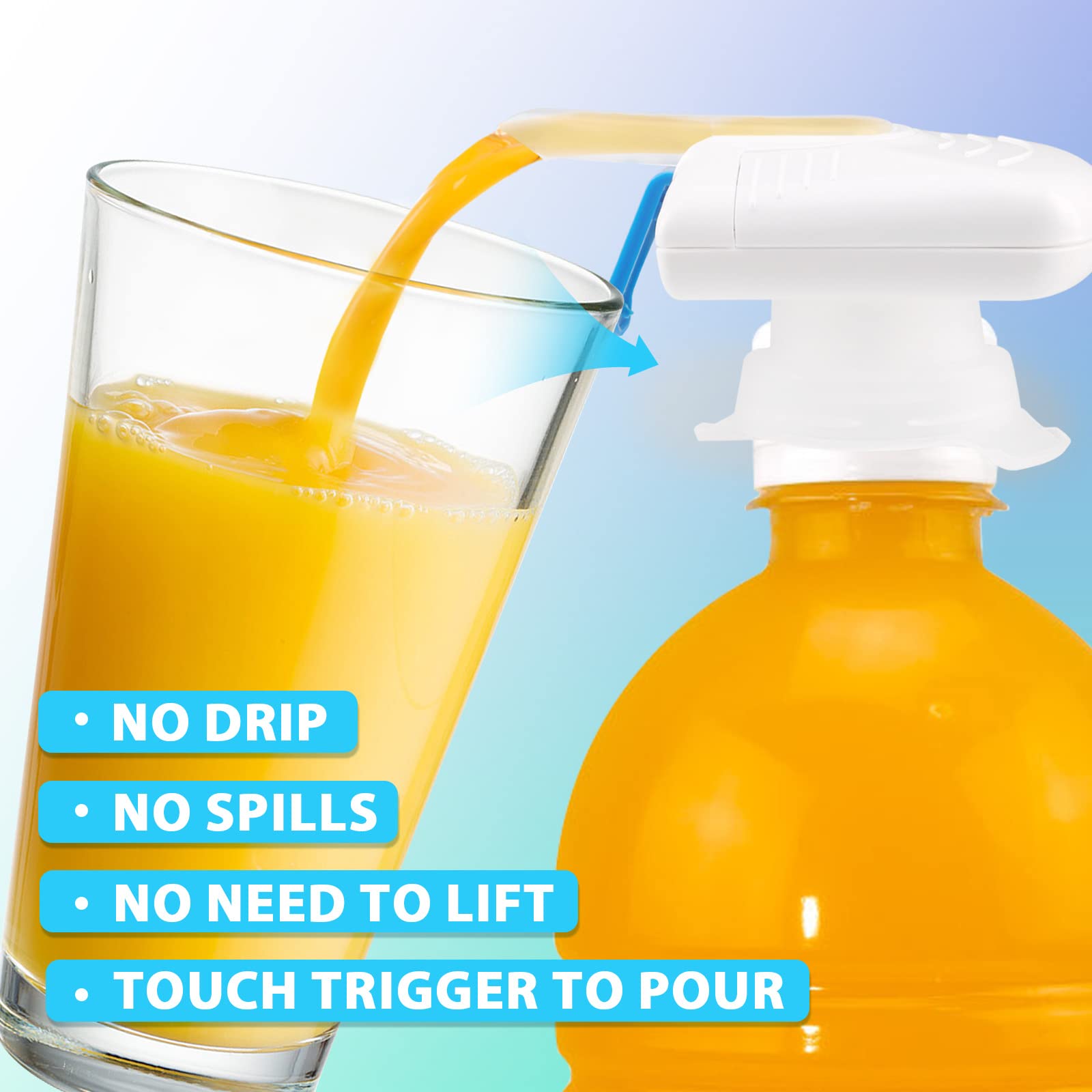 Mroace 2-Pack Automatic Spill-Proof Drink Dispenser