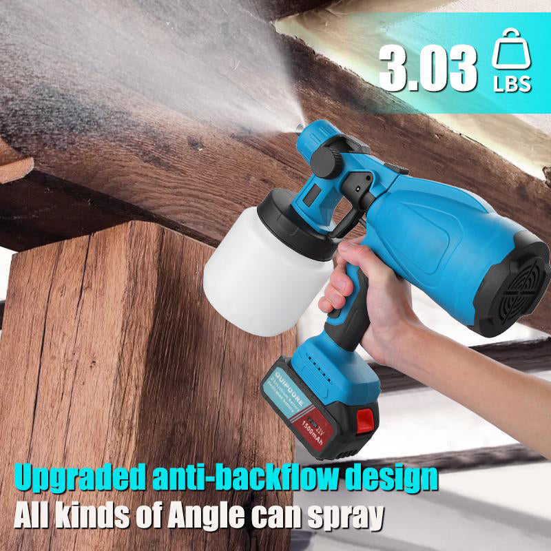 Mroace 21V Cordless HVLP Electric Paint Sprayer Kit