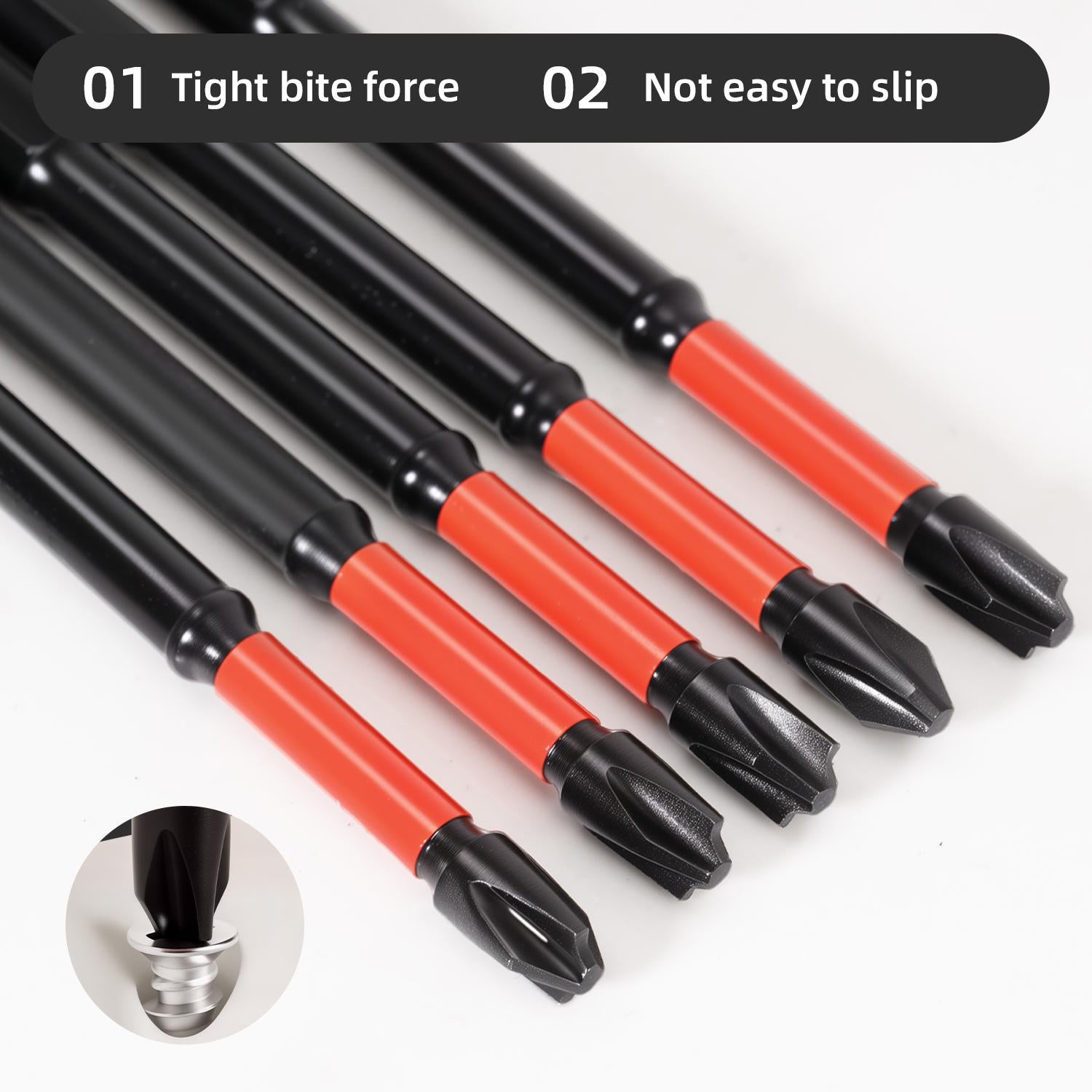 Mroace FPH2 Impact Screwdriver Bit Set for Electricians(10 pcs)