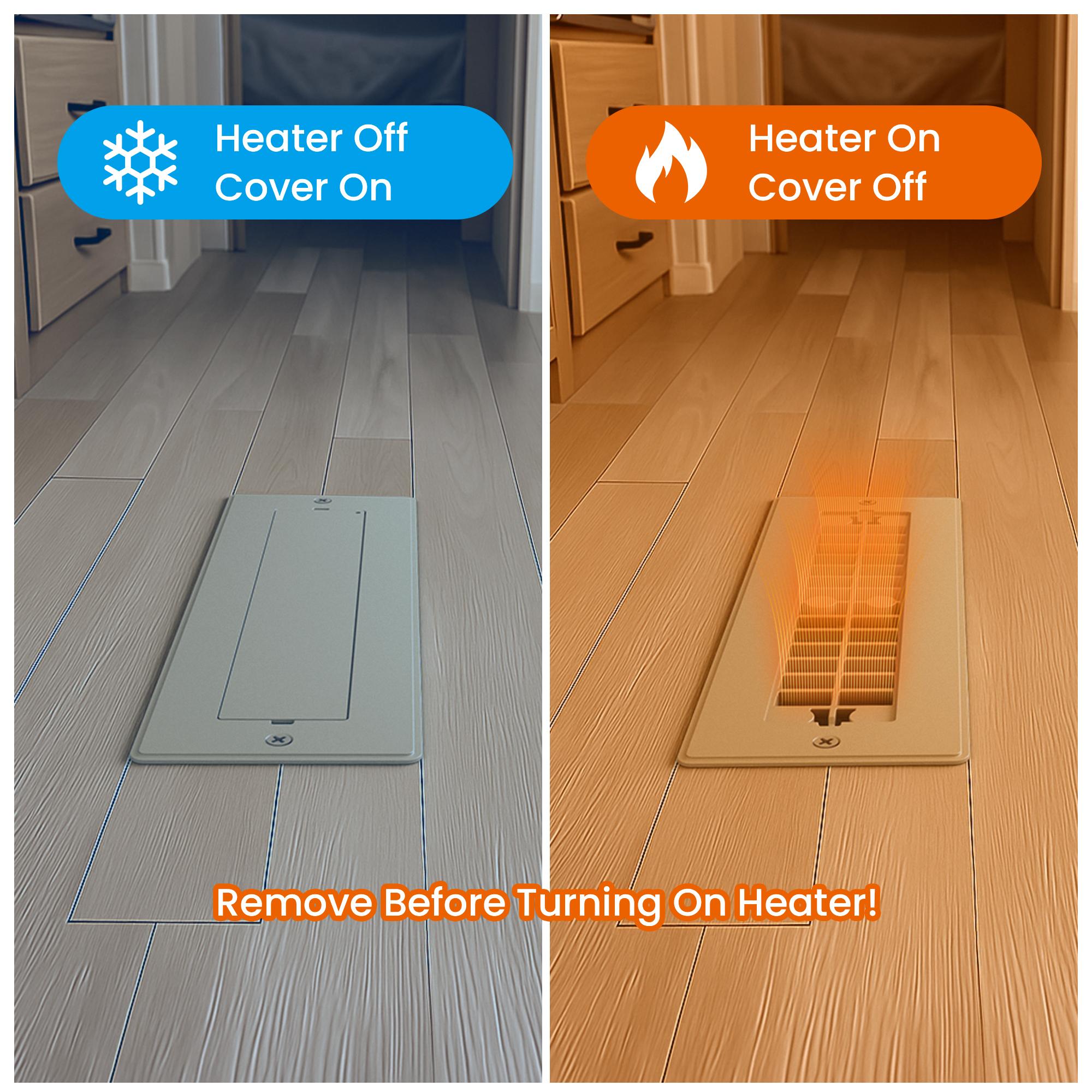 Mroace 2x10-Inch Aluminum Rustproof RV Floor Register