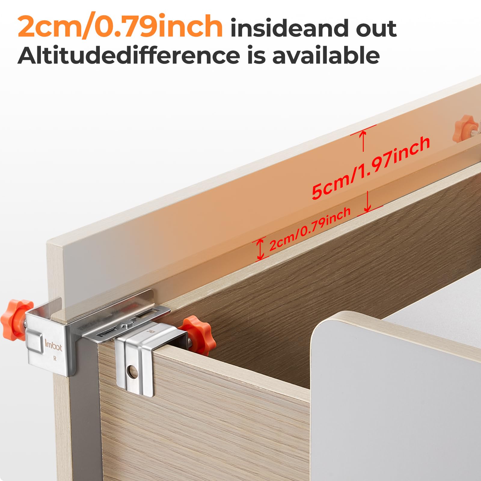 Mroace Adjustable Drawer Front Installation Clamps