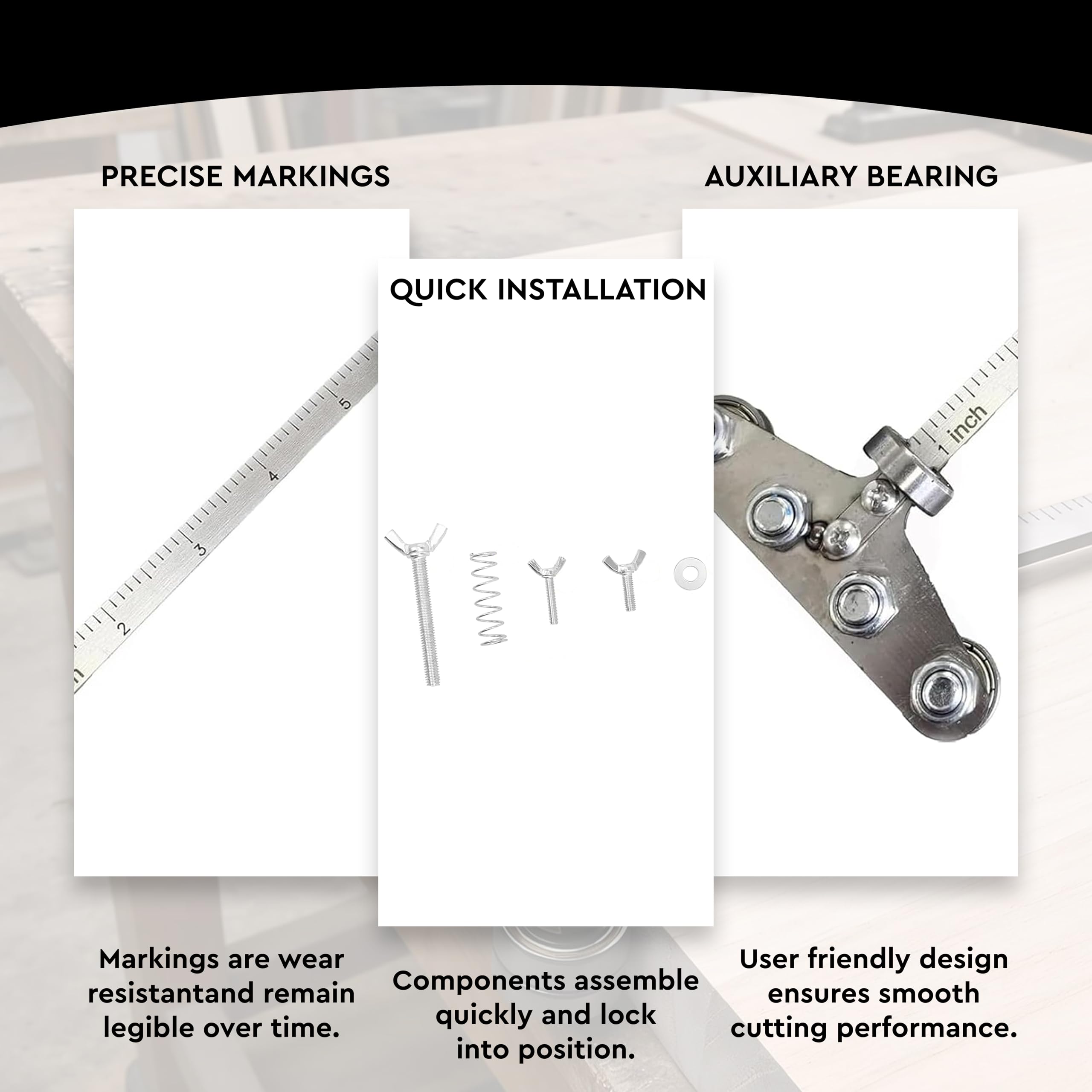 Mroace Adjustable Circular Saw Guide Rail