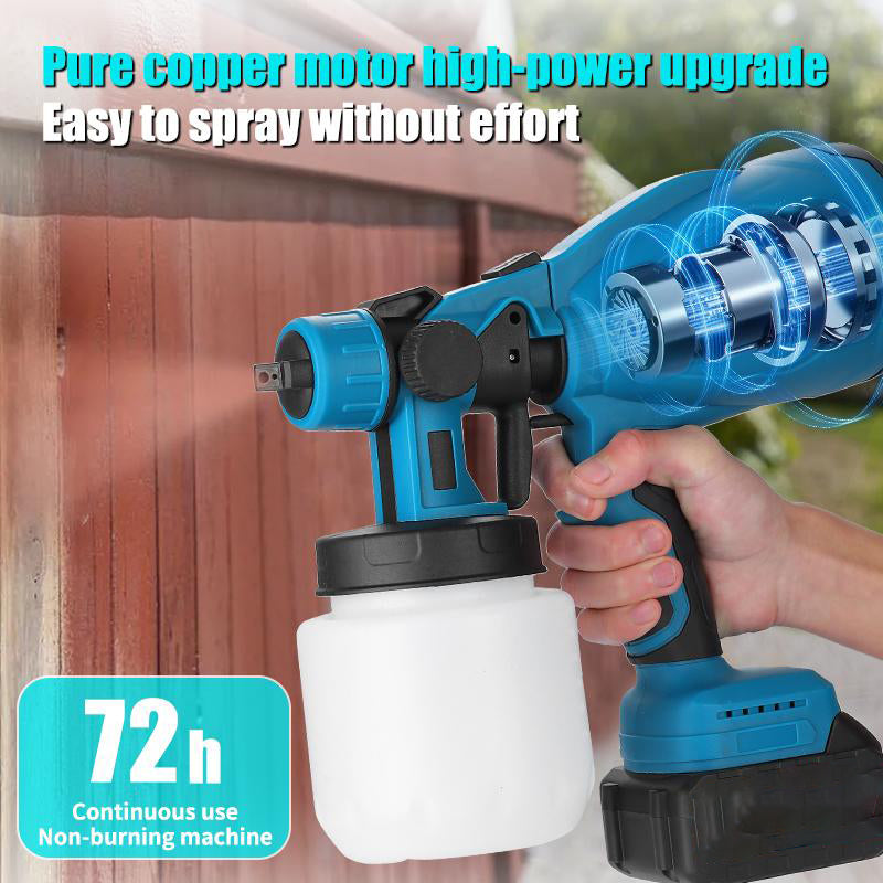 Mroace 21V Cordless HVLP Electric Paint Sprayer Kit