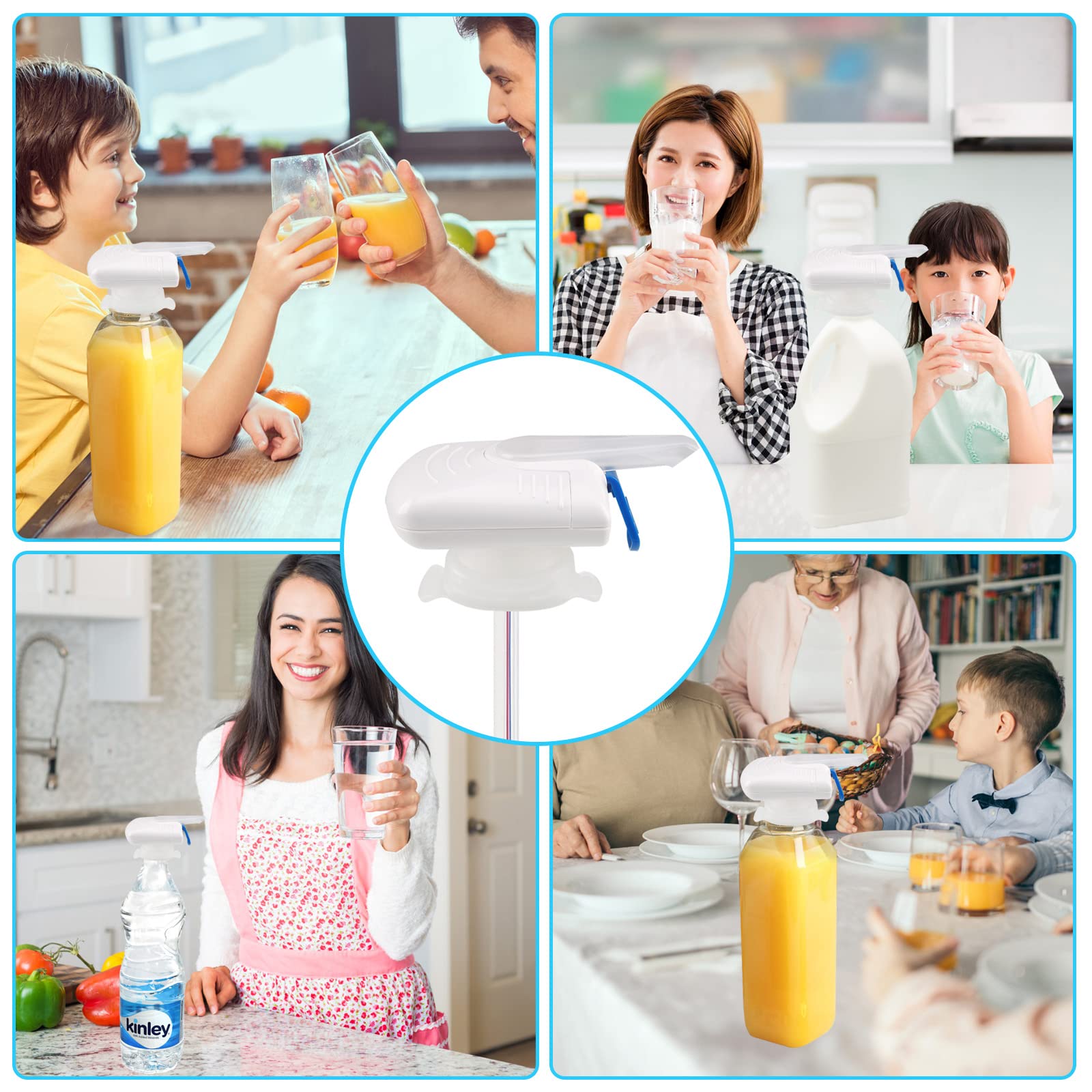Mroace 2-Pack Automatic Spill-Proof Drink Dispenser