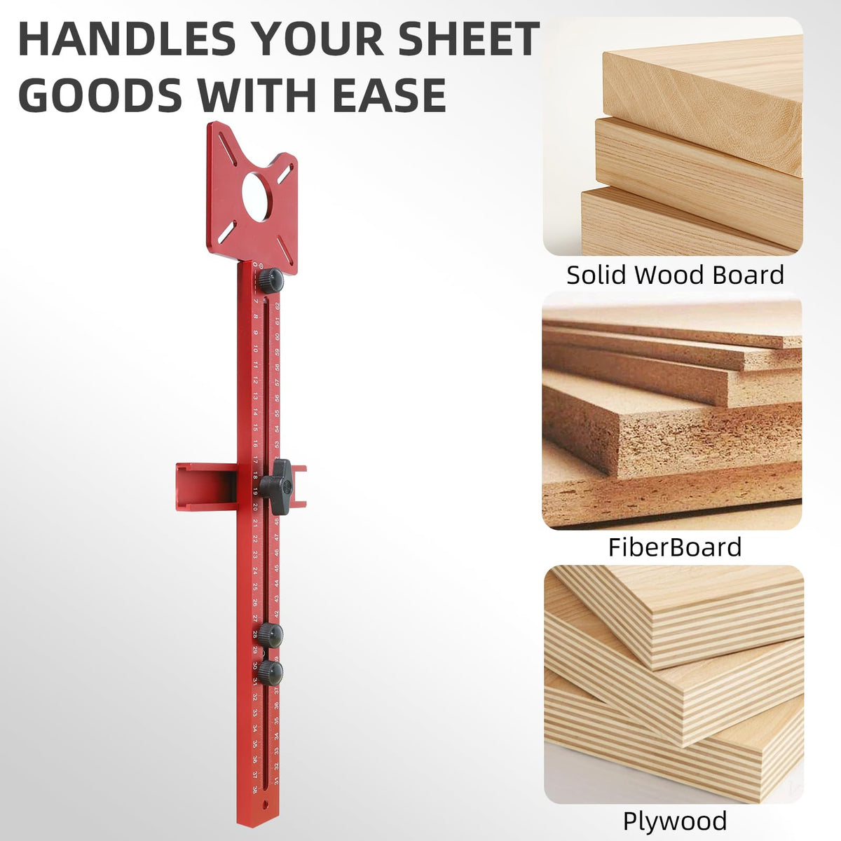 Mroace Adjustable Router Circle Cutting Jig