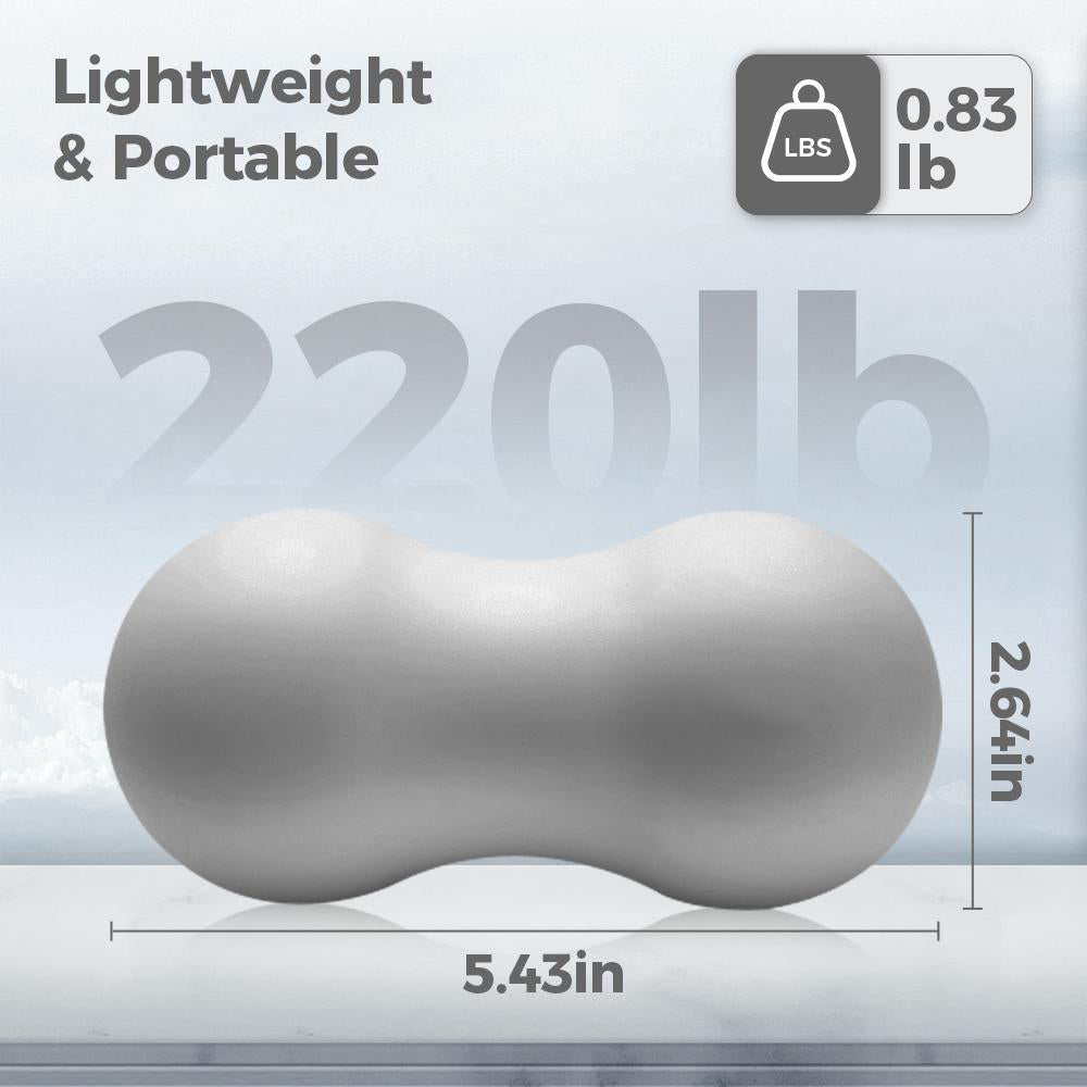 Mroace Highly-Durable Double Lacrosse Peanut Massage Ball