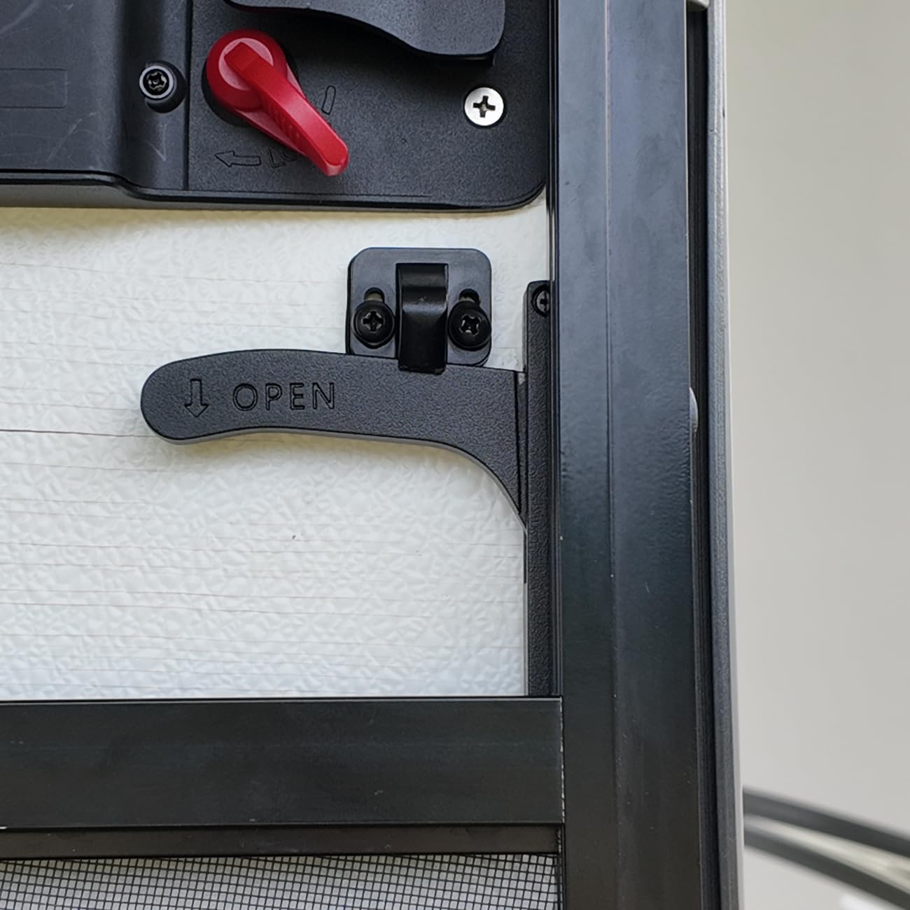 Mroace Heavy-Duty Aluminum RV Screen Door Latch Kit