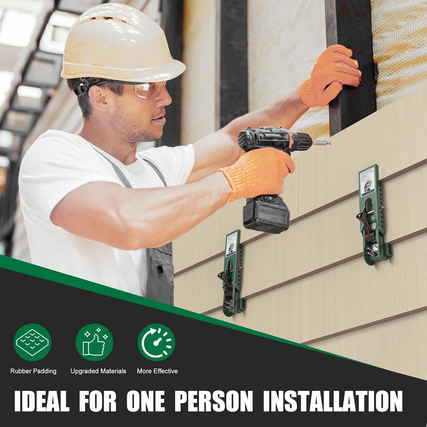 Mroace Fiber Cement Siding Mounting Kit